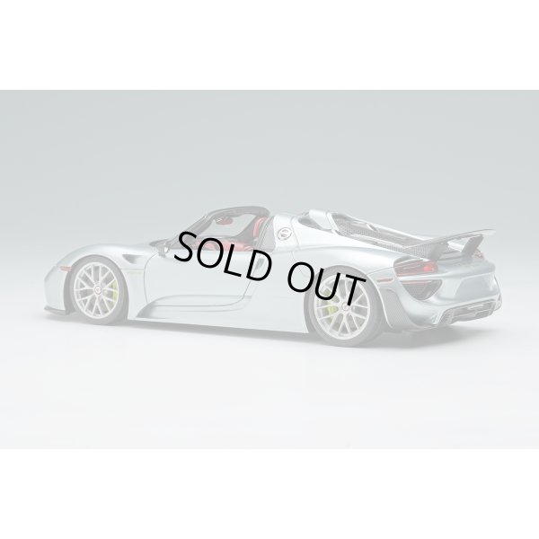 画像3: EIDOLON COLLECTION 1/43 Porsche 918 Spyder weissach package 2011 Rear Wing up Rhodium Silver Metallic (US spec) Limited 80 pcs.