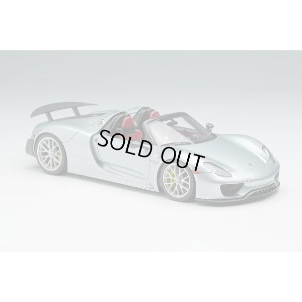 画像5: EIDOLON COLLECTION 1/43 Porsche 918 Spyder weissach package 2011 Rear Wing up Rhodium Silver Metallic (US spec) Limited 80 pcs.