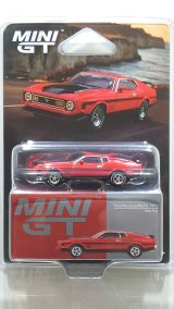 MINI GT 1/64 Ford Mustang Mach 1 1971 Race Red (LHD) [Blister Packaging]