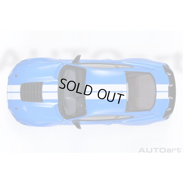 画像7: AUTOart 1/18 Ford Mustang Shelby GT500 (Blue with White Stripes)