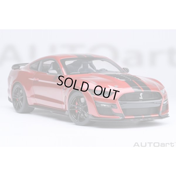 画像18: AUTOart 1/18 Ford Mustang Shelby GT500 (Red with Black Stripes)