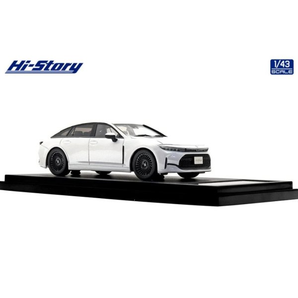 画像4: Hi Story 1/43 Toyota CROWN Z BLACK PACKAGE (2024) Precious White Pearl