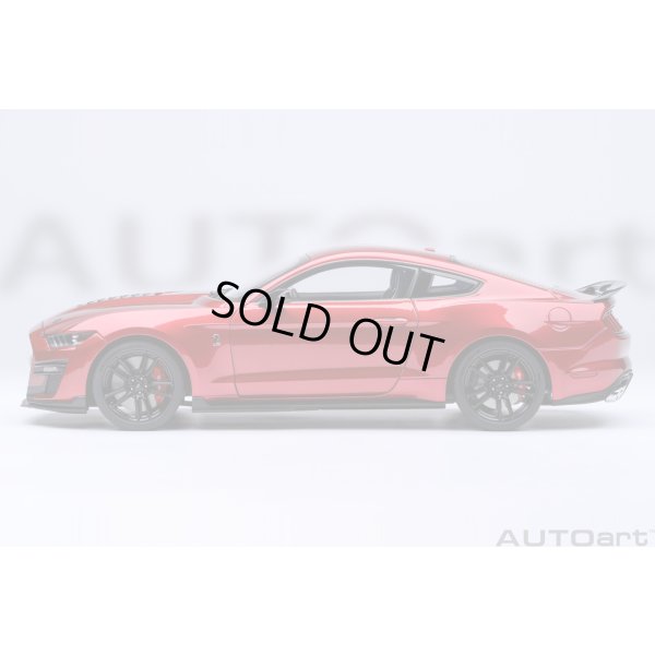 画像3: AUTOart 1/18 Ford Mustang Shelby GT500 (Red with Black Stripes)