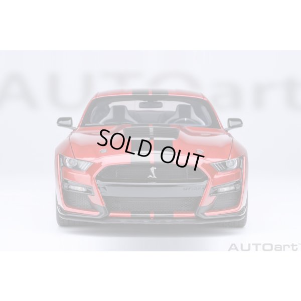 画像5: AUTOart 1/18 Ford Mustang Shelby GT500 (Red with Black Stripes)