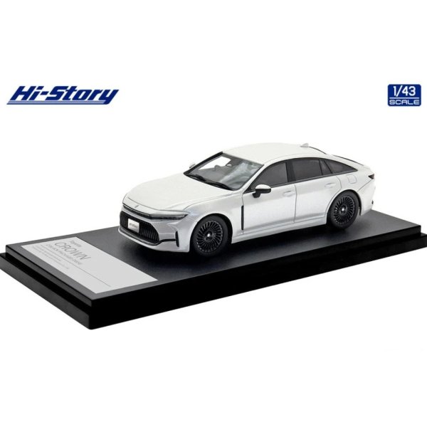 画像2: Hi Story 1/43 Toyota CROWN Z BLACK PACKAGE (2024) Precious White Pearl