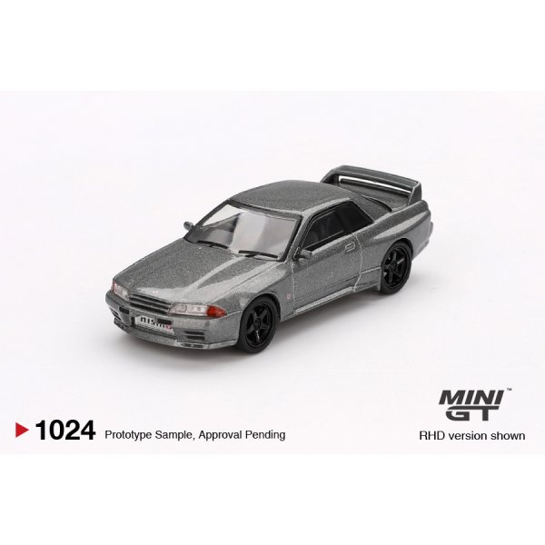 画像2: MINI GT 1/64 Nissan Skyline GT-R (Nismo BNR32 CRS Version) Dark Metal Gray (RHD)