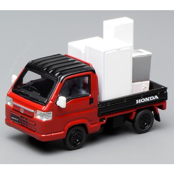画像1: MOTORHELIX 1/64 Honda ACTY Truck Town Spirit Color Style FlameRed × Black