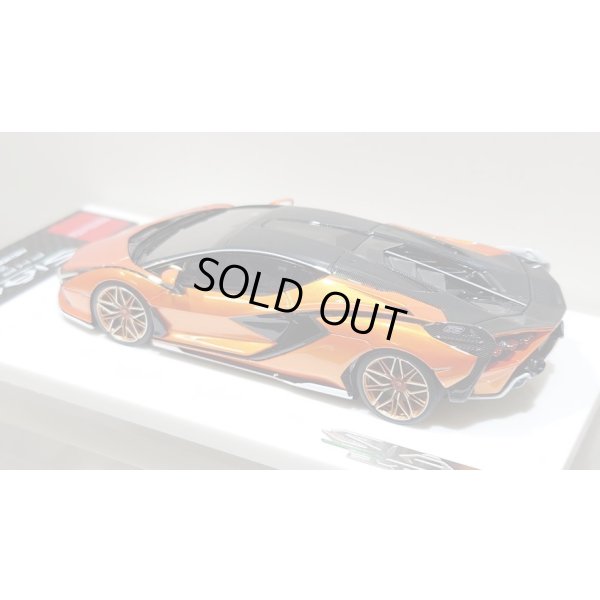 画像12: EIDOLON 1/43 Lamborghini Sian FKP 37 2019 with Stripe Arancio Pearl Limited 33 pcs.