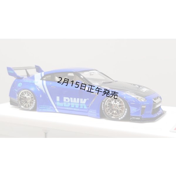 画像6: EIDOLON 1/43 LB WORKS R35 GT-R Type 1.5 (LB Shilhouette Wing) Lobellia Blue Limited 30 pcs.