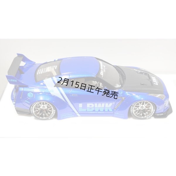 画像9: EIDOLON 1/43 LB WORKS R35 GT-R Type 1.5 (LB Shilhouette Wing) Lobellia Blue Limited 30 pcs.