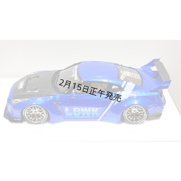 画像5: EIDOLON 1/43 LB WORKS R35 GT-R Type 1.5 (LB Shilhouette Wing) Lobellia Blue Limited 30 pcs.