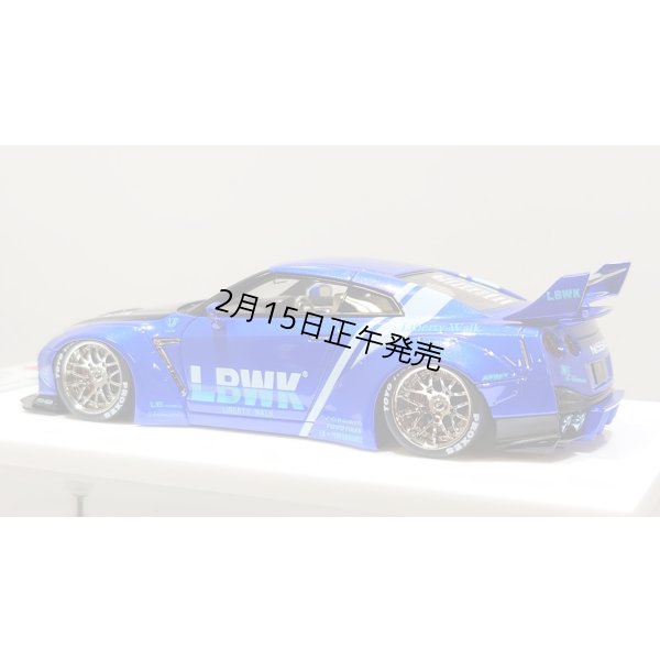 画像4: EIDOLON 1/43 LB WORKS R35 GT-R Type 1.5 (LB Shilhouette Wing) Lobellia Blue Limited 30 pcs.