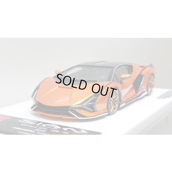 画像9: EIDOLON 1/43 Lamborghini Sian FKP 37 2019 with Stripe Arancio Pearl Limited 33 pcs.