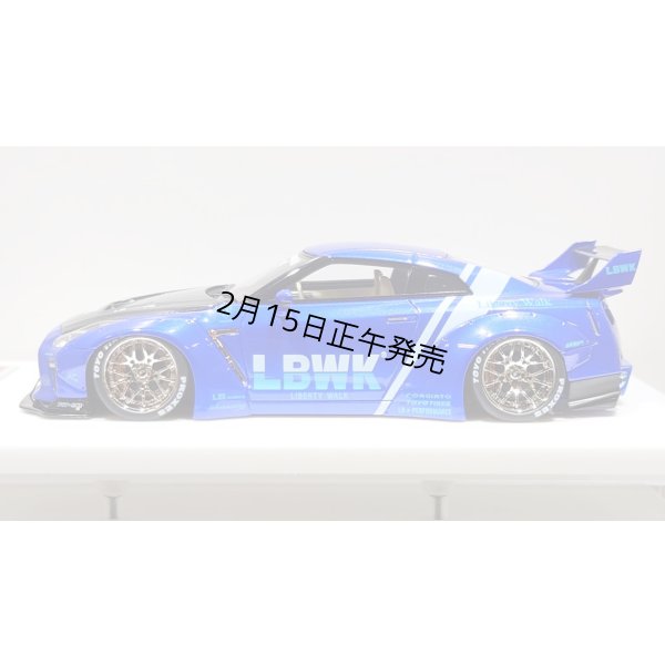 画像3: EIDOLON 1/43 LB WORKS R35 GT-R Type 1.5 (LB Shilhouette Wing) Lobellia Blue Limited 30 pcs.