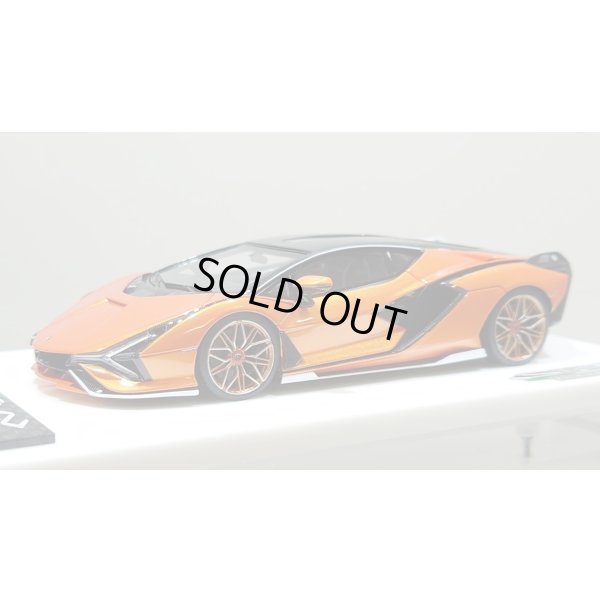 画像1: EIDOLON 1/43 Lamborghini Sian FKP 37 2019 with Stripe Arancio Pearl Limited 33 pcs.