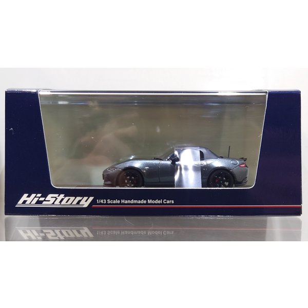 画像1: Hi Story 1/43 Mazda Spirit Racing Roadster (2025) Machine Gray Premium Metallic