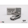 MINI GT 1/64 BMW 750IL Aspen Silver Metallic (LHD)