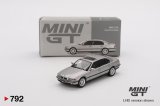 MINI GT 1/64 BMW 750IL Aspen Silver Metallic (LHD)
