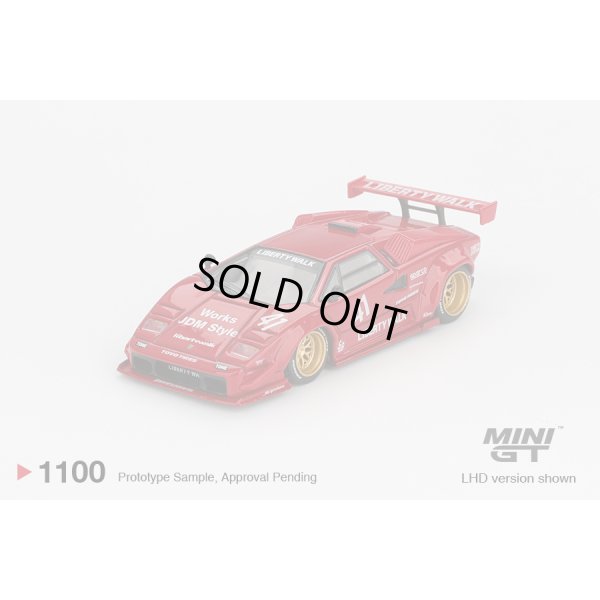画像2: MINI GT 1/64 Lamborghini Countach LB-WORKS Red (LHD)