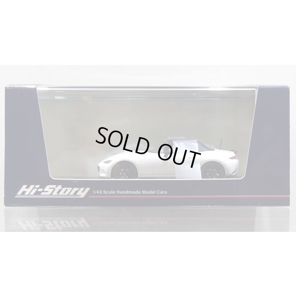 画像1: Hi Story 1/43 Mazda Spirit Racing Roadster (2025) Snow Flake White Pearl Mica