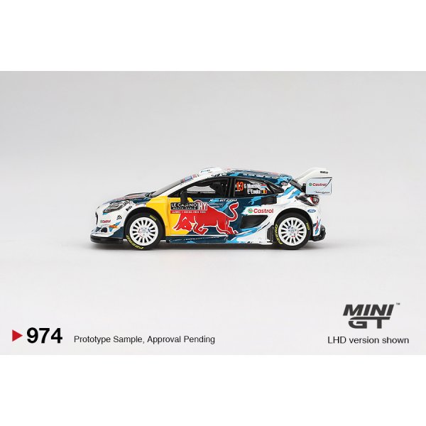 画像4: MINI GT 1/64 Ford Puma Rally1 Monte Carlo Rally 2024 #13 M-Sport Ford WRT (LHD)