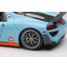 画像7: EIDOLON COLLECTION 1/43 Scale Porsche 918 Spyder Weissach Package 2011 Rear Wing Up Gulf Blue / Orange Stripes (US Spec) Limited 120 pcs. (7)