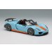 画像5: EIDOLON COLLECTION 1/43 Scale Porsche 918 Spyder Weissach Package 2011 Rear Wing Up Gulf Blue / Orange Stripes (US Spec) Limited 120 pcs. (5)