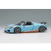 画像1: EIDOLON COLLECTION 1/43 Scale Porsche 918 Spyder Weissach Package 2011 Rear Wing Up Gulf Blue / Orange Stripes (US Spec) Limited 120 pcs. (1)