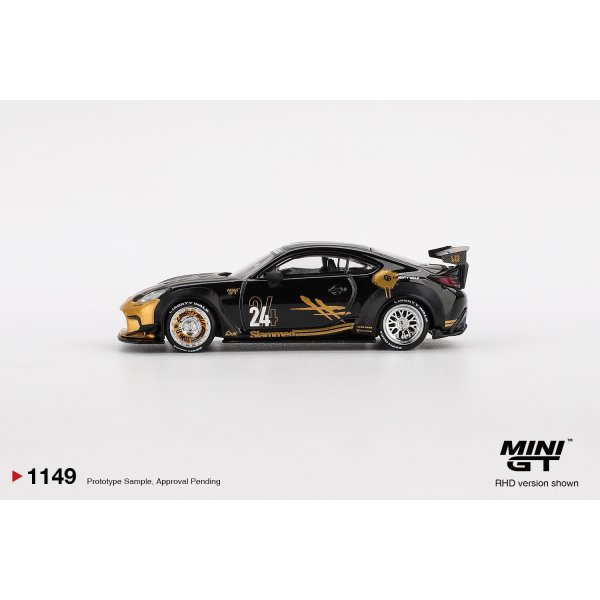 画像4: MINI GT 1/64 Toyota GR86 LB★Nation Black/Gold (RHD)