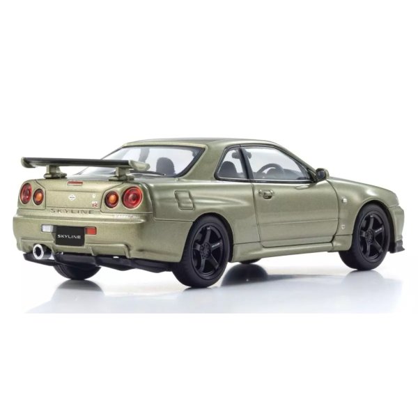 画像2: Kyosho Original 1/43 Nissan Skyline R34 GT-R V-Spec II Nur (Millennium Jade)