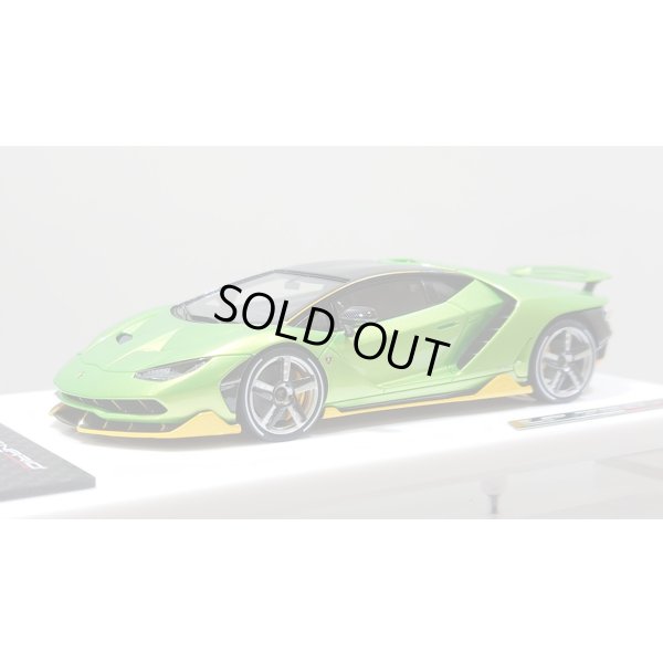 画像1: EIDOLON 1/43 Lamborghini Centenario LP770-4 2016 Rear Wing up Giallo Verde Pearl Limited 32 pcs.