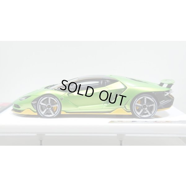 画像2: EIDOLON 1/43 Lamborghini Centenario LP770-4 2016 Rear Wing up Giallo Verde Pearl Limited 32 pcs.