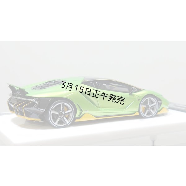 画像8: EIDOLON 1/43 Lamborghini Centenario LP770-4 2016 Rear Wing up Giallo Verde Pearl Limited 32 pcs.