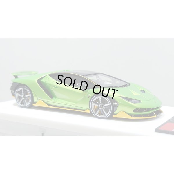 画像5: EIDOLON 1/43 Lamborghini Centenario LP770-4 2016 Rear Wing up Giallo Verde Pearl Limited 32 pcs.