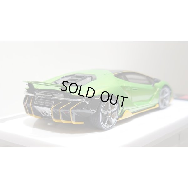 画像10: EIDOLON 1/43 Lamborghini Centenario LP770-4 2016 Rear Wing up Giallo Verde Pearl Limited 32 pcs.