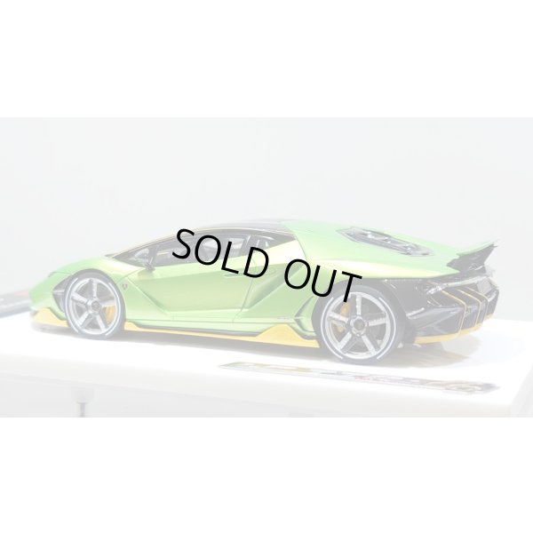 画像3: EIDOLON 1/43 Lamborghini Centenario LP770-4 2016 Rear Wing up Giallo Verde Pearl Limited 32 pcs.