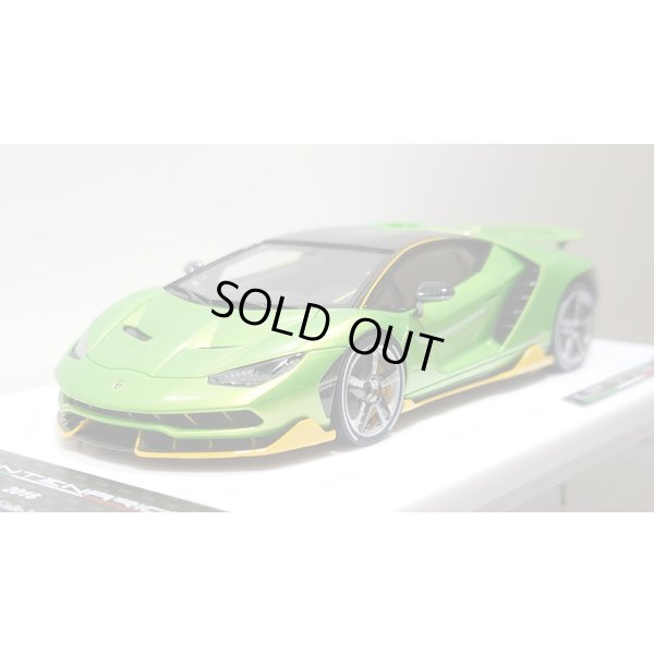 画像9: EIDOLON 1/43 Lamborghini Centenario LP770-4 2016 Rear Wing up Giallo Verde Pearl Limited 32 pcs.