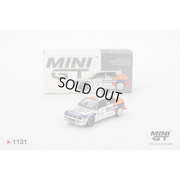 画像1: MINI GT 1/64 Lancia Delta HF Integrale Evoluzione Monte Carlo Rally 1993 #1 (LHD)