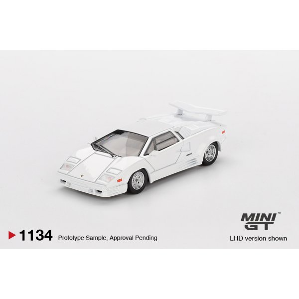 画像2: MINI GT 1/64 Lamborghini Countach 25th Anniversary White (LHD)