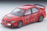 TOMYTEC 1/64 Limited Vintage NEO Mitsubishi Lancer GSR Evolution IX MR Ralliart (Red) 2006
