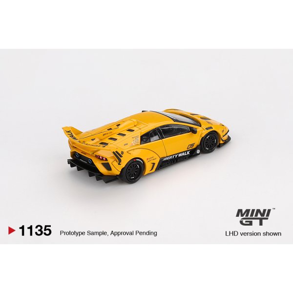 画像3: MINI GT 1/64 LB-Silhouette WORKS Lamborghini Murciélago GT EVO Yellow (RHD)