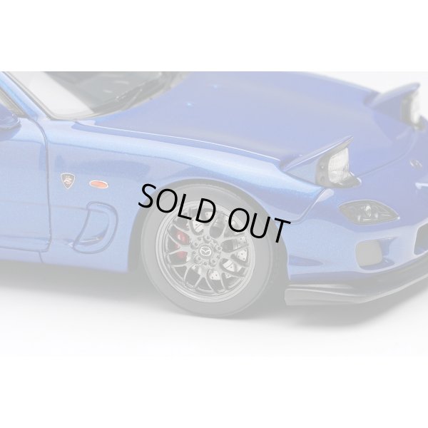 画像4: EIDOLON 1/43 Mazda RX-7 FD3S Spirit R TypeA Head Lamp Open Ver. Innocent Blue Mica Limited 120 pcs.