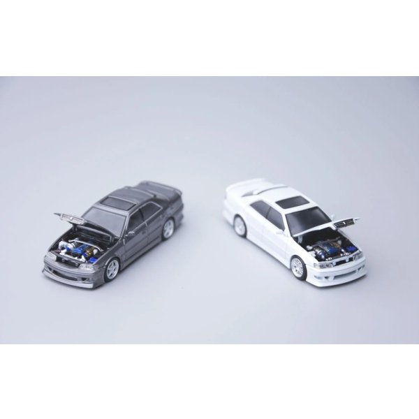 画像6: MODEL 1 1/64 Toyota Chaser JZX100 Custom Version Gunmetal