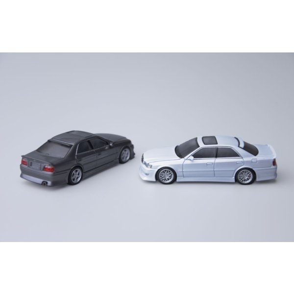画像4: MODEL 1 1/64 Toyota Chaser JZX100 Custom Version Gunmetal