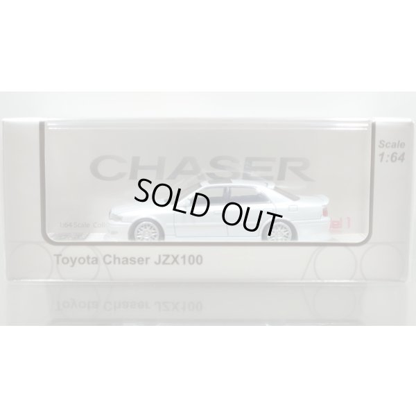 画像1: MODEL 1 1/64 Toyota Chaser JZX100 Custom Version Pearl White