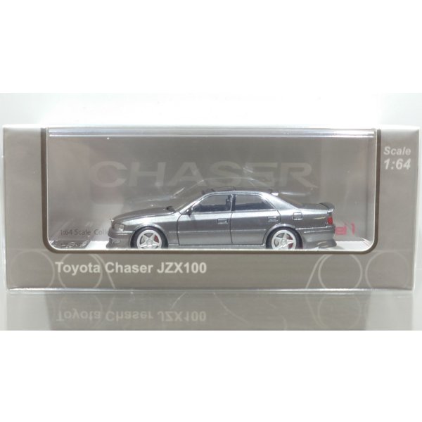 画像1: MODEL 1 1/64 Toyota Chaser JZX100 Custom Version Gunmetal