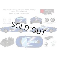 EIDOLON 1/43 Lamborghini Sian FKP 37 2019 with Stripe Lobellia Blue Limited 32 pcs.