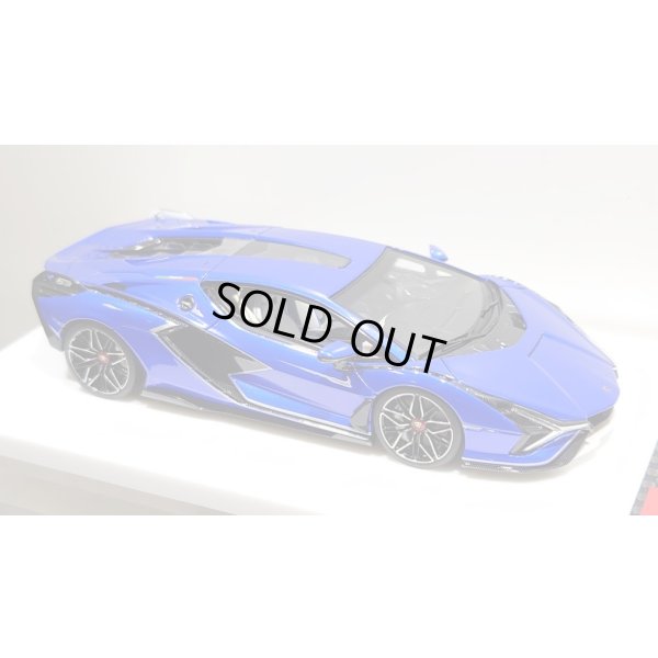 画像12: EIDOLON 1/43 Lamborghini Sian FKP 37 2019 with Stripe Lobellia Blue Limited 32 pcs.