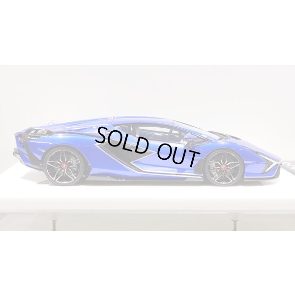 画像7: EIDOLON 1/43 Lamborghini Sian FKP 37 2019 with Stripe Lobellia Blue Limited 32 pcs.