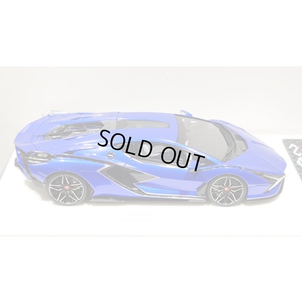 画像9: EIDOLON 1/43 Lamborghini Sian FKP 37 2019 with Stripe Lobellia Blue Limited 32 pcs.